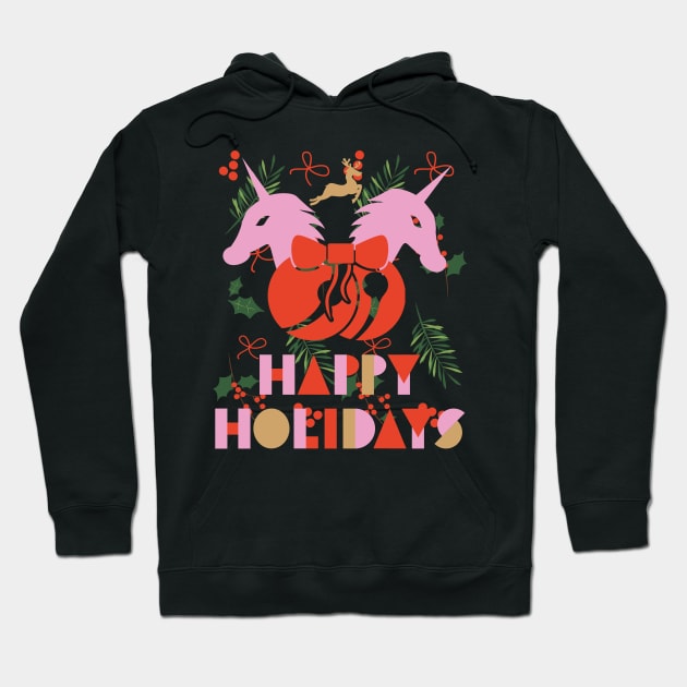 happy holidays Hoodie by rayanammmar